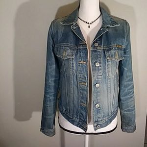 Lucky Brand Classic Indigos Denim Blue Jean Jacket